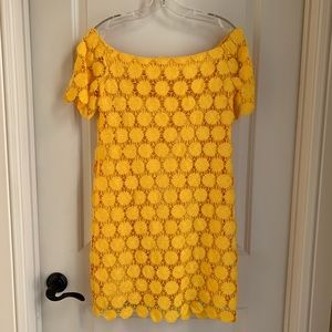 Trina Turk yellow dress size M